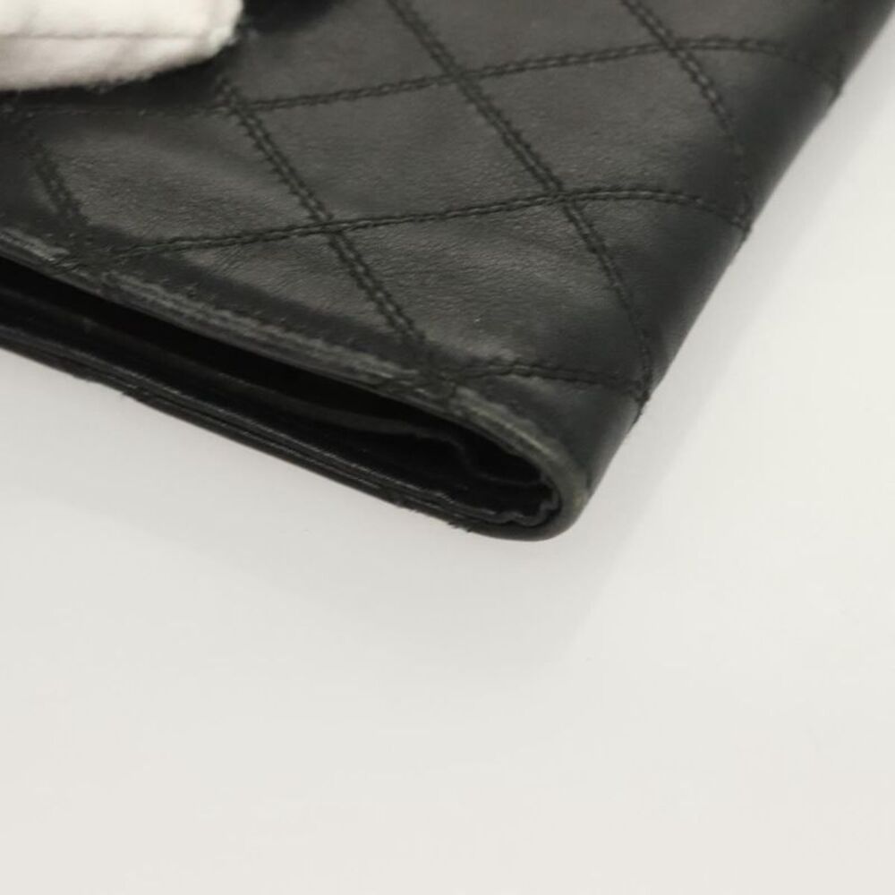 Chanel Coco Mark Black Leather Wallet  (Pre-Owned) - Picture 5 of 16